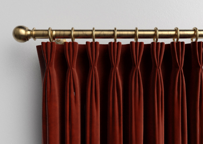 Ultra Luxe Velvet, Burnt Brick - Made to Measure Curtains - Image 11